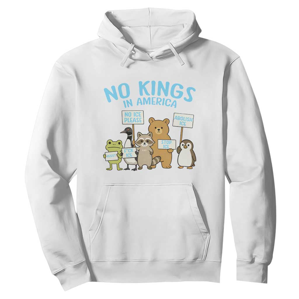 Funny Protest Animals Abolish Ice Hoodie Minneapolis USA Support Gift TS12 White Print Your Wear