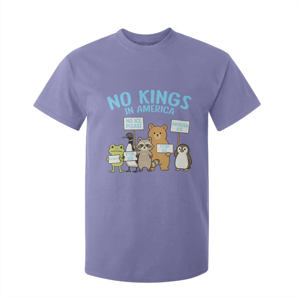 Funny Protest Animals Abolish Ice T Shirt For Kid Minneapolis USA Support Gift TS12 Violet Print Your Wear
