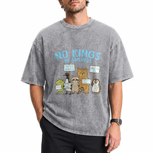 Funny Protest Animals Abolish Ice Washed Cotton T-Shirt Minneapolis USA Support Gift