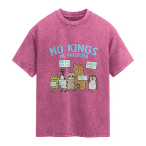 Funny Protest Animals Abolish Ice Washed Cotton T-Shirt Minneapolis USA Support Gift