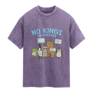 Funny Protest Animals Abolish Ice Washed Cotton T-Shirt Minneapolis USA Support Gift