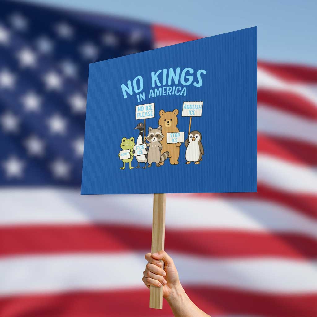 Funny Protest Animals Abolish Ice Protest Sign Minneapolis USA Support Gift TS12 Horizontal 18