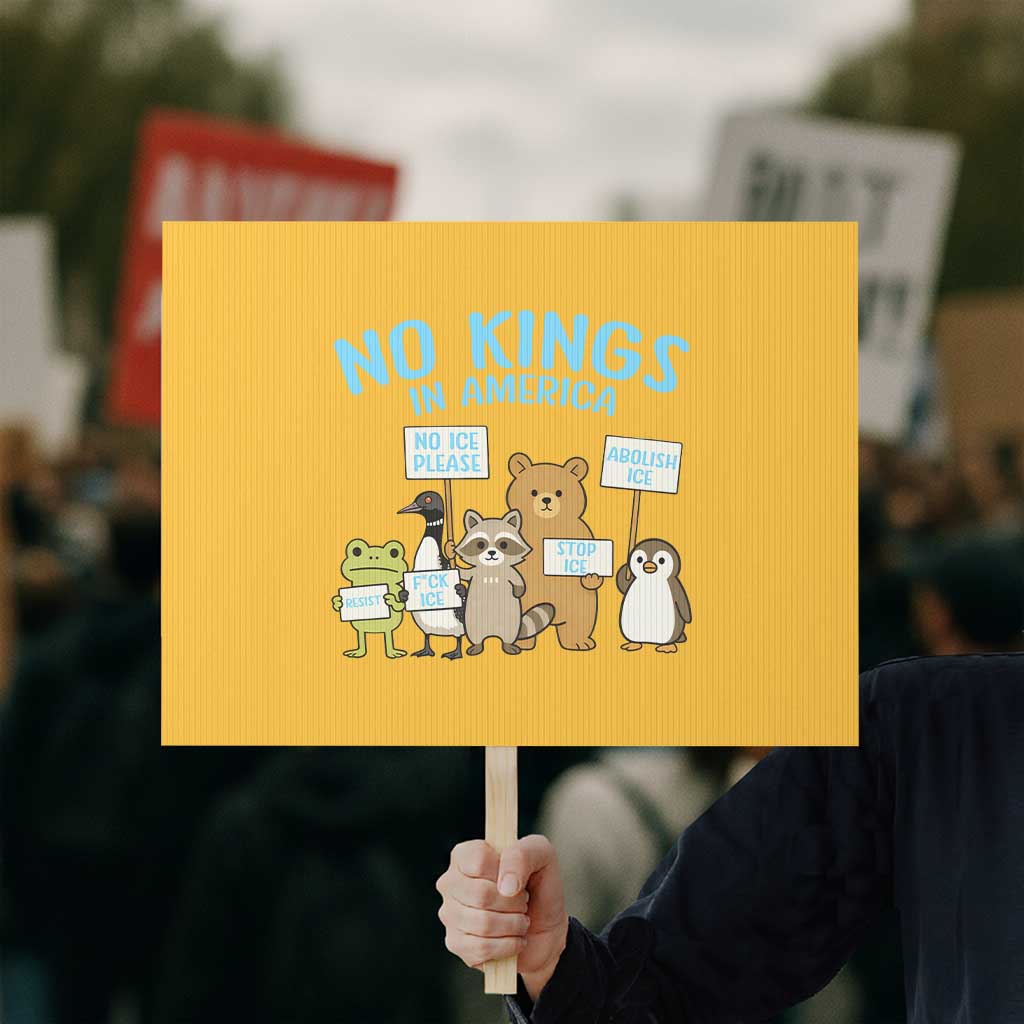 Funny Protest Animals Abolish Ice Protest Sign Minneapolis USA Support Gift TS12 Horizontal 18