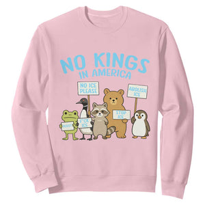 Funny Protest Animals Abolish Ice Sweatshirt Minneapolis USA Support Gift TS12 Light Pink Print Your Wear