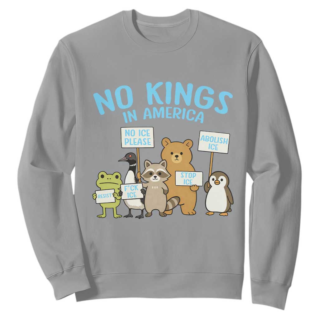 Funny Protest Animals Abolish Ice Sweatshirt Minneapolis USA Support Gift TS12 Sport Gray Print Your Wear
