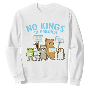 Funny Protest Animals Abolish Ice Sweatshirt Minneapolis USA Support Gift TS12 White Print Your Wear