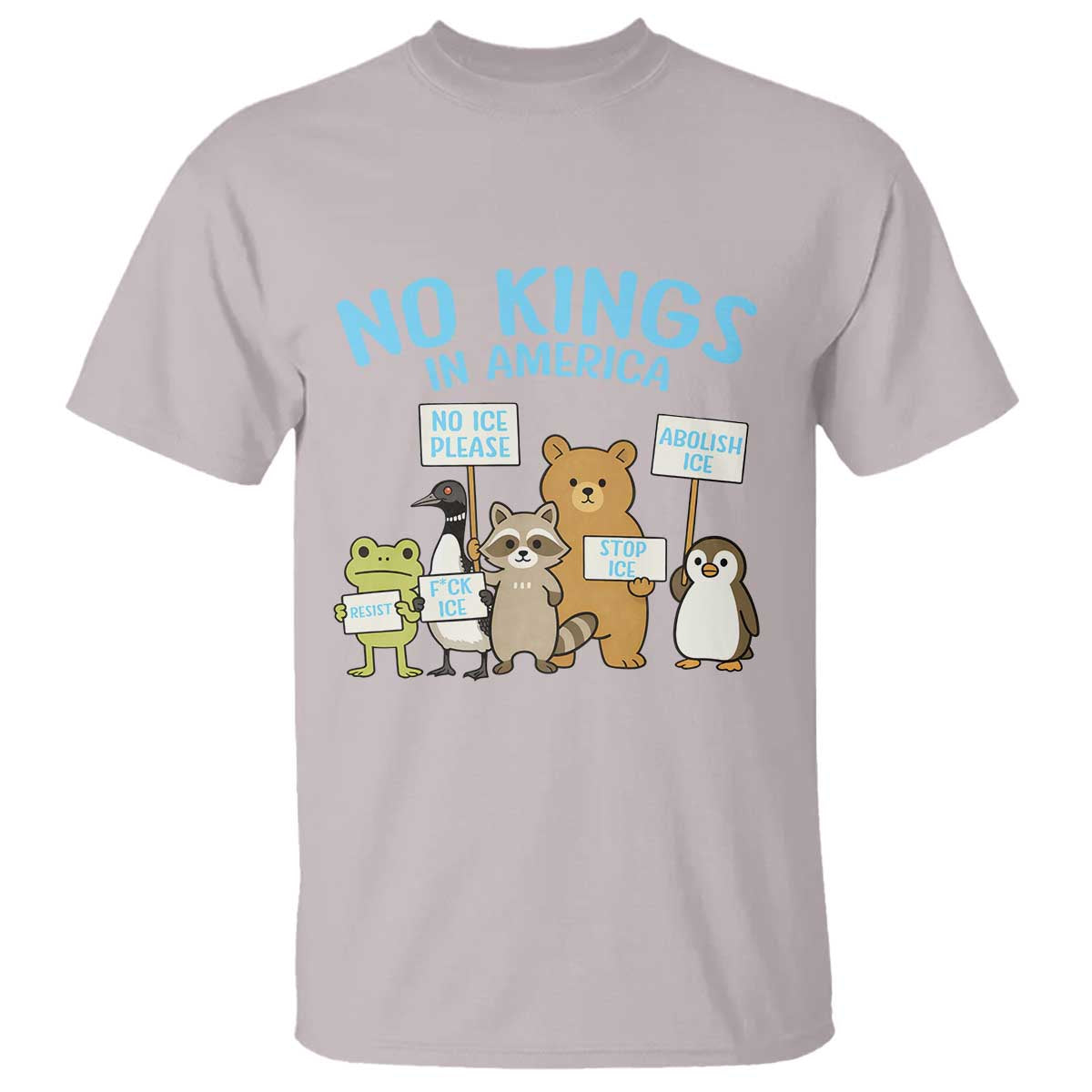 Funny Protest Animals Abolish Ice T Shirt Minneapolis USA Support Gift TS12 Ice Gray Print Your Wear