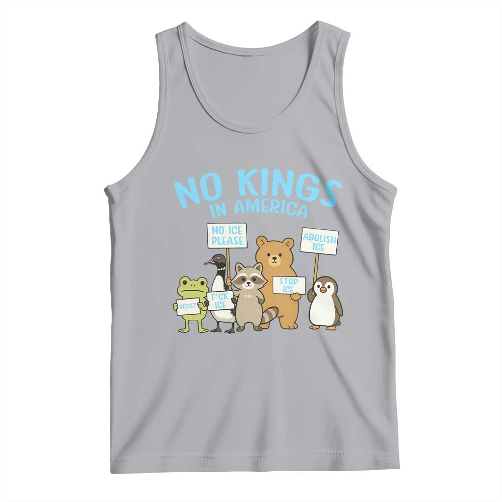 Funny Protest Animals Abolish Ice Tank Top Minneapolis USA Support Gift TS12 Athletic Heather Print Your Wear