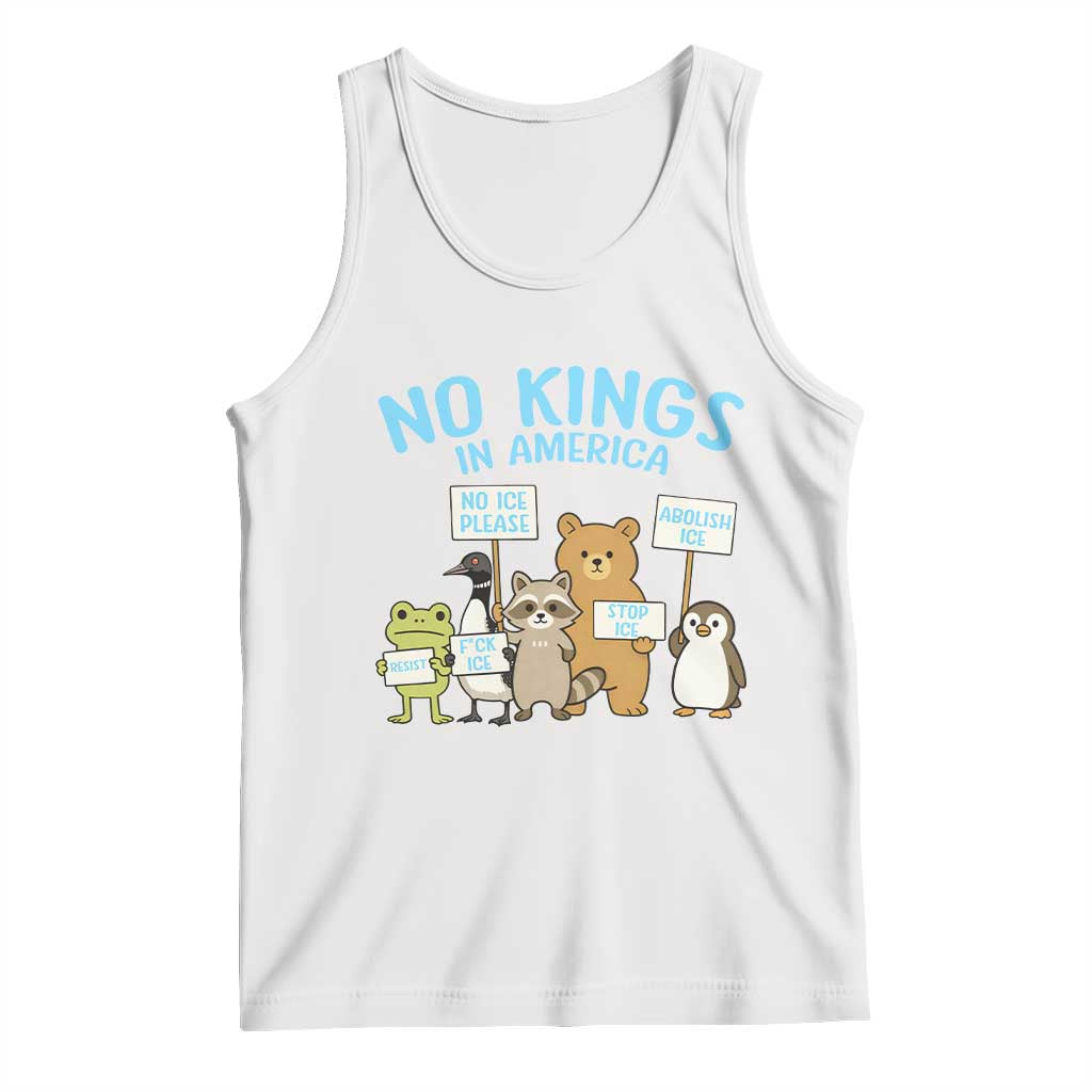 Funny Protest Animals Abolish Ice Tank Top Minneapolis USA Support Gift TS12 White Print Your Wear