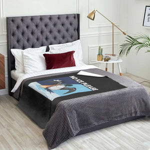 Funny Fire Breathing Loon Throw Blanket No Ice Please TS12 Print Your Wear