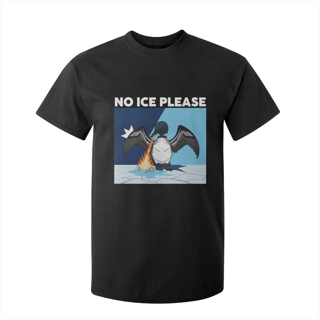 Funny Fire Breathing Loon T Shirt For Kid No Ice Please TS12 Black Print Your Wear