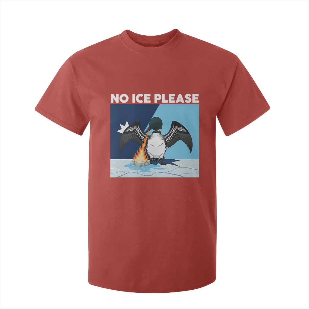 Funny Fire Breathing Loon T Shirt For Kid No Ice Please TS12 Red Print Your Wear
