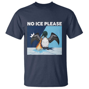 Funny Fire Breathing Loon T Shirt No Ice Please TS12 Navy Print Your Wear