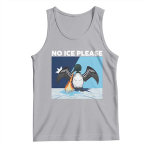 Funny Fire Breathing Loon Tank Top No Ice Please TS12 Athletic Heather Print Your Wear