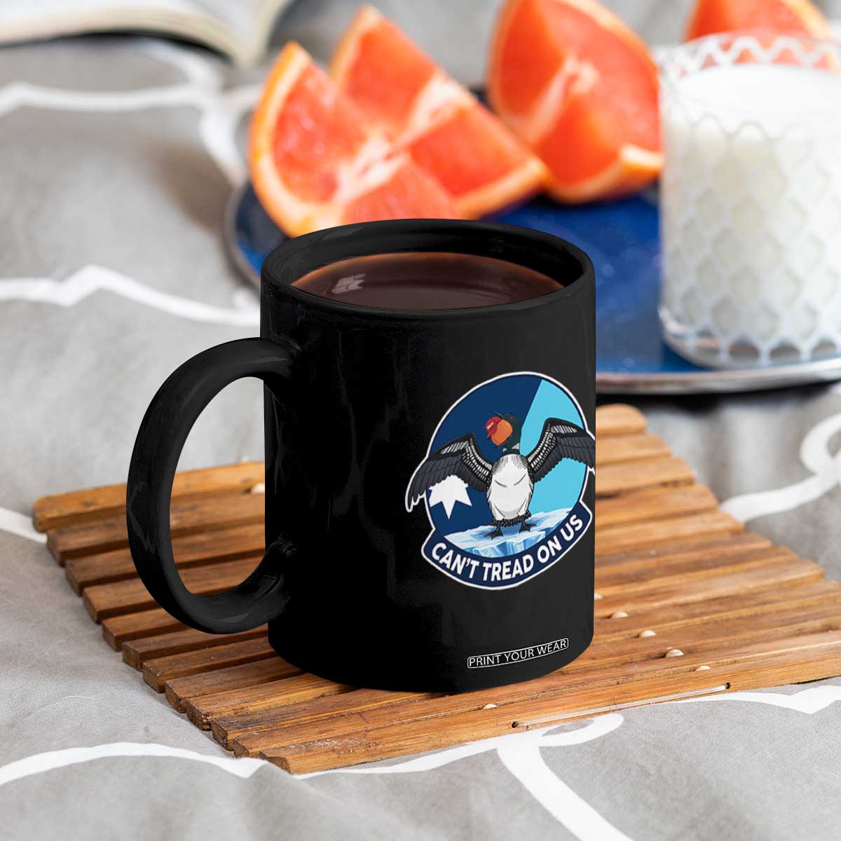 Can Not Tread On Us Coffee Mug Common Loon No Ice Please TS12 Print Your Wear