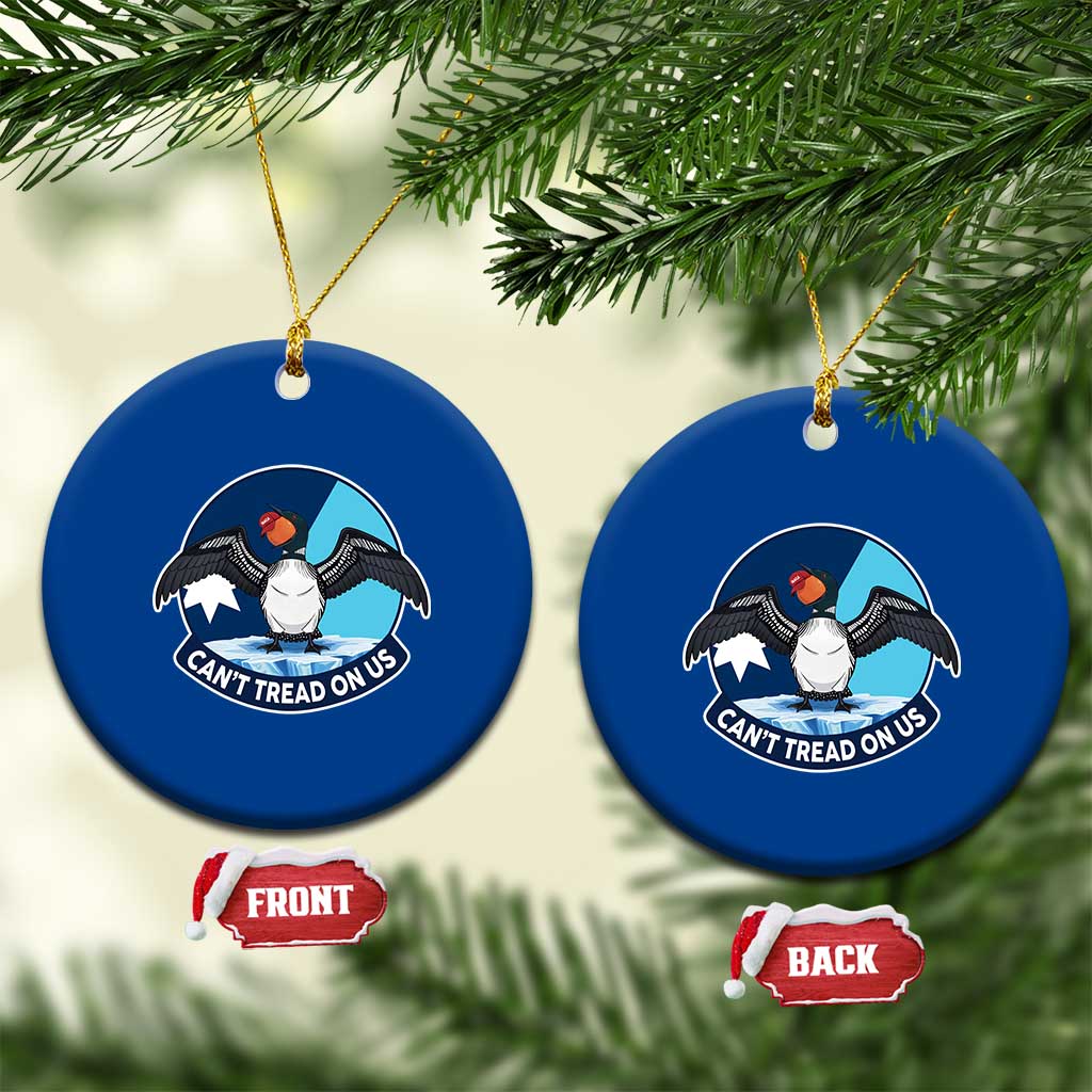 Can Not Tread On Us Ceramic Ornament Common Loon No Ice Please TS12 1pc Blue Print Your Wear