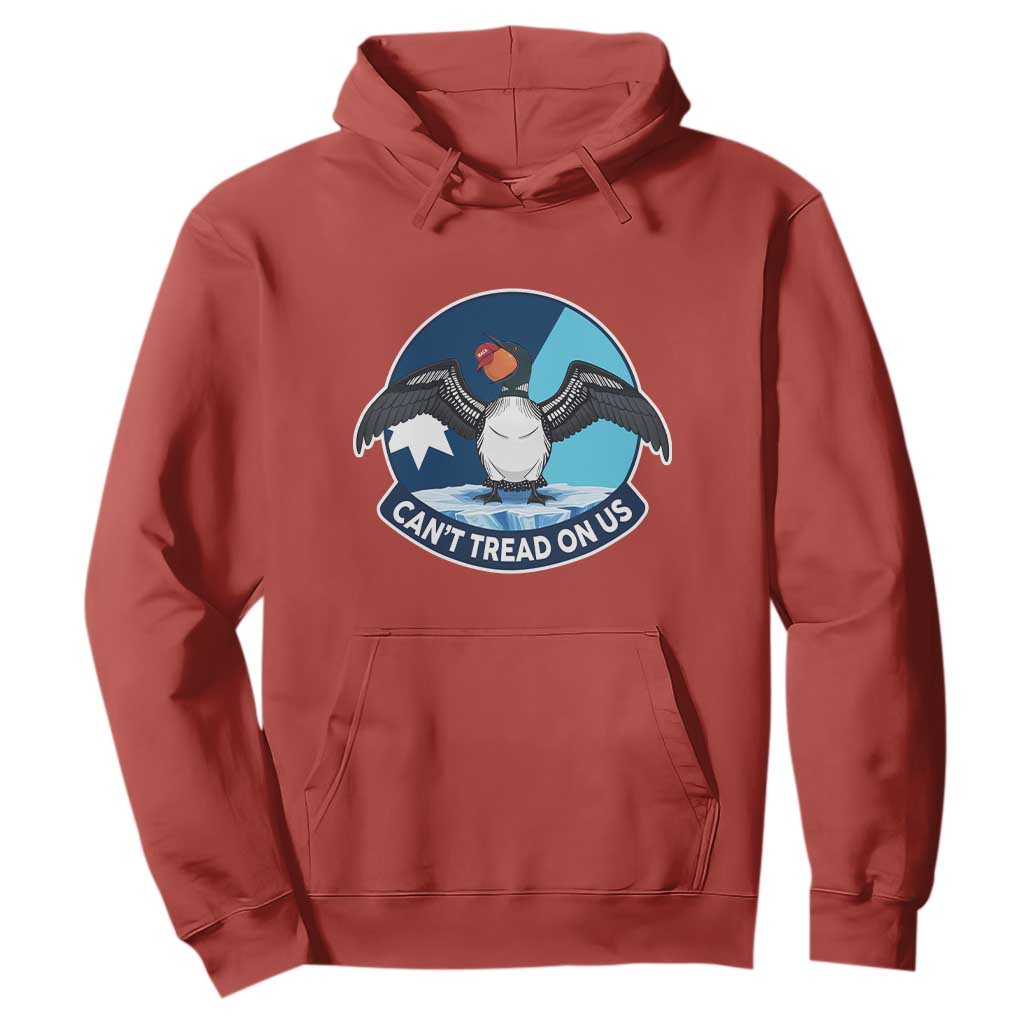 Can Not Tread On Us Hoodie Common Loon No Ice Please TS12 Red Print Your Wear
