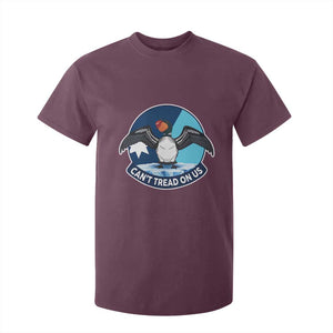Can Not Tread On Us T Shirt For Kid Common Loon No Ice Please TS12 Maroon Print Your Wear