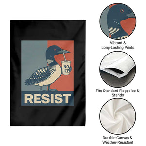 Funny Minnesota Common Loon Garden Flag No Ice Please TS12 Print Your Wear