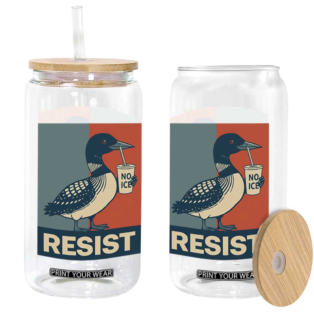 Funny Minnesota Common Loon Glass Can No Ice Please TS12 Print Your Wear