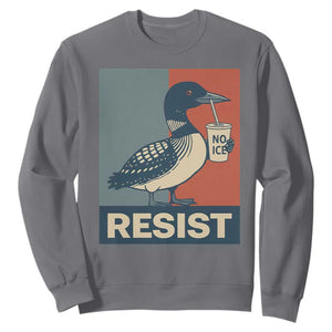 Funny Minnesota Common Loon Sweatshirt No Ice Please TS12 Charcoal Print Your Wear
