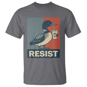 Funny Minnesota Common Loon T Shirt No Ice Please TS12 Charcoal Print Your Wear