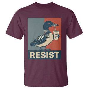 Funny Minnesota Common Loon T Shirt No Ice Please TS12 Maroon Print Your Wear