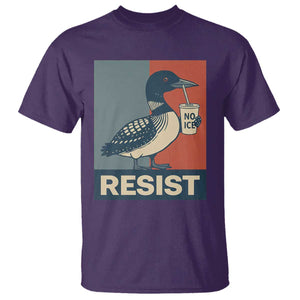 Funny Minnesota Common Loon T Shirt No Ice Please TS12 Purple Print Your Wear