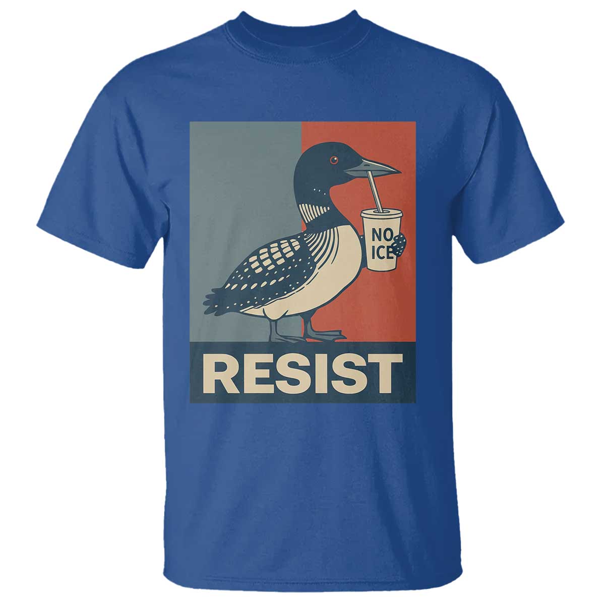 Funny Minnesota Common Loon T Shirt No Ice Please TS12 Royal Blue Print Your Wear