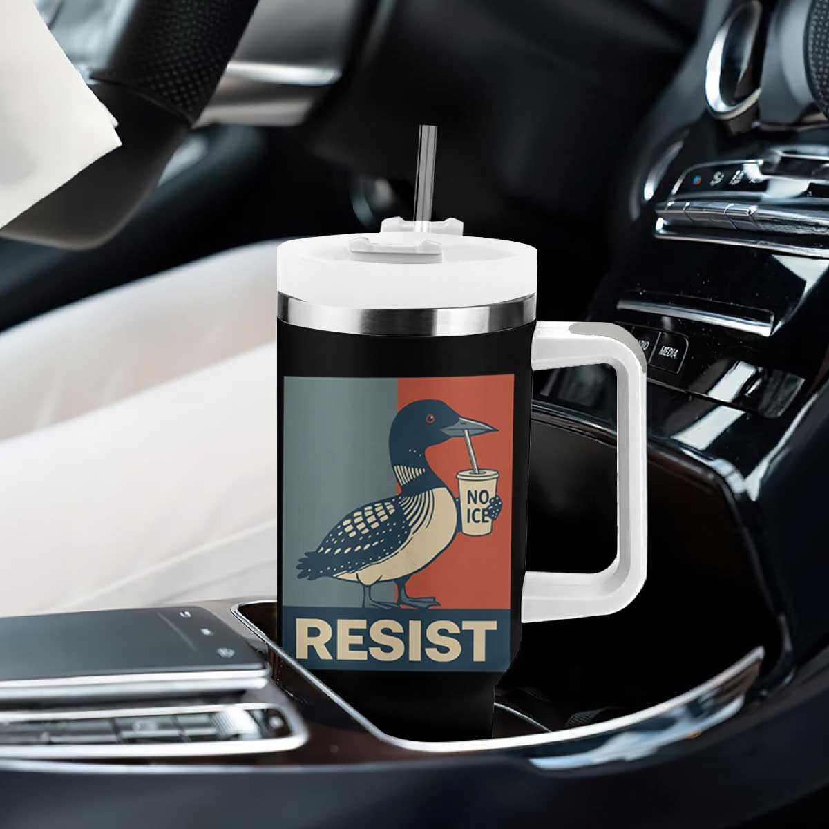Funny Minnesota Common Loon Tumbler With Handle No Ice Please TS12 Print Your Wear