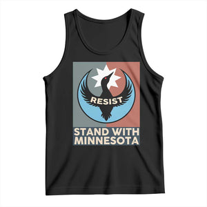 Stand With Minnesota Tank Top Common Loon Pride Support TS12 Black Print Your Wear