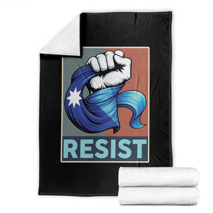 Minnesota Resist Ice Out Throw Blanket MM Support Gift TS12 Black Print Your Wear