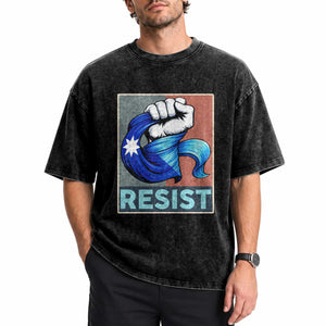 Minnesota Resist Ice Out Washed Cotton T-Shirt MM Support Gift
