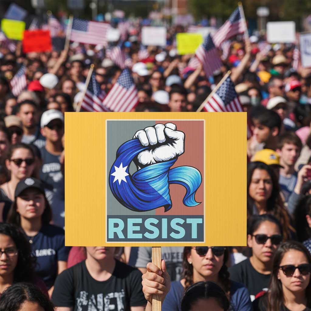 Minnesota Resist Ice Out Protest Sign MM Support Gift TS12 Horizontal 18