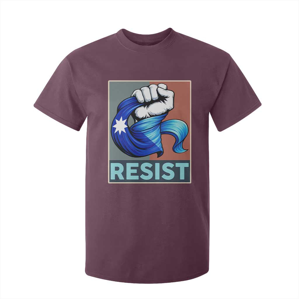 Minnesota Resist Ice Out T Shirt For Kid MM Support Gift TS12 Maroon Print Your Wear