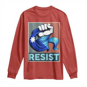 Minnesota Resist Ice Out Long Sleeve Shirt MM Support Gift TS12 Red Print Your Wear
