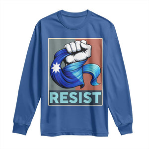 Minnesota Resist Ice Out Long Sleeve Shirt MM Support Gift TS12 Royal Blue Print Your Wear
