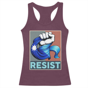 Minnesota Resist Ice Out Racerback Tank Top MM Support Gift TS12 Maroon Print Your Wear