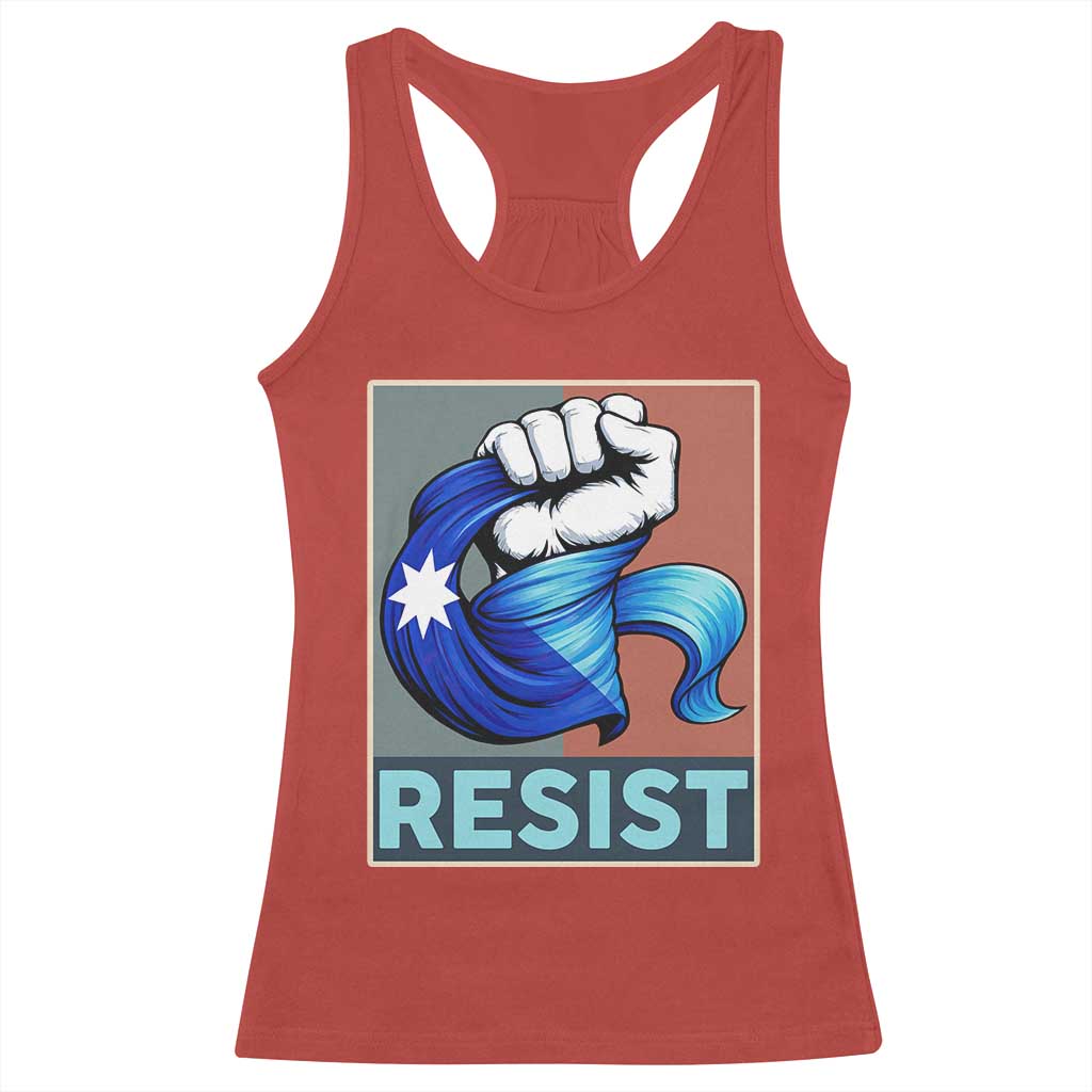 Minnesota Resist Ice Out Racerback Tank Top MM Support Gift TS12 Red Print Your Wear
