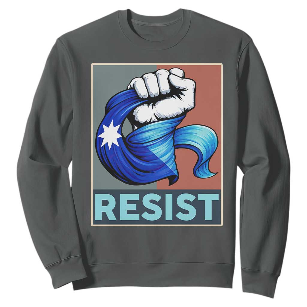Minnesota Resist Ice Out Sweatshirt MM Support Gift TS12 Dark Heather Print Your Wear