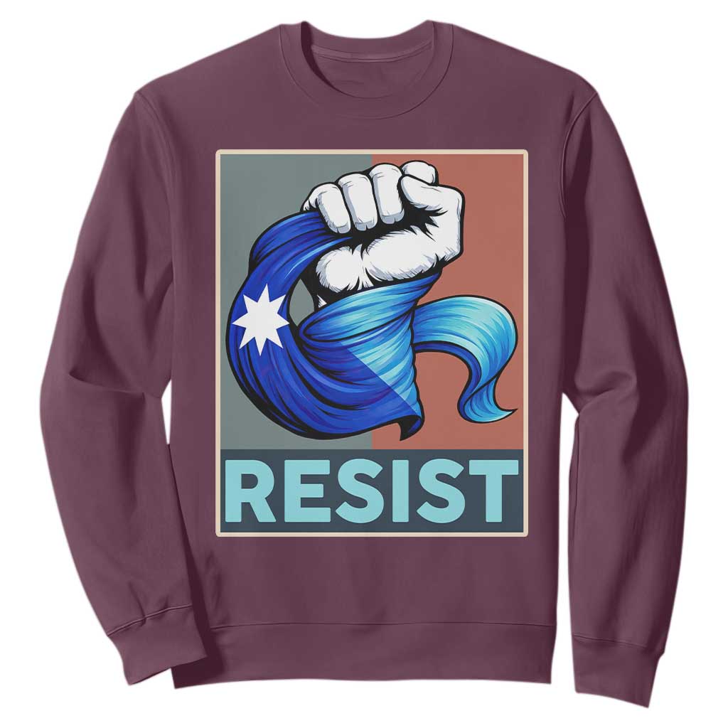 Minnesota Resist Ice Out Sweatshirt MM Support Gift TS12 Maroon Print Your Wear