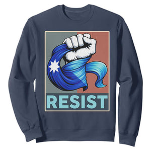 Minnesota Resist Ice Out Sweatshirt MM Support Gift TS12 Navy Print Your Wear
