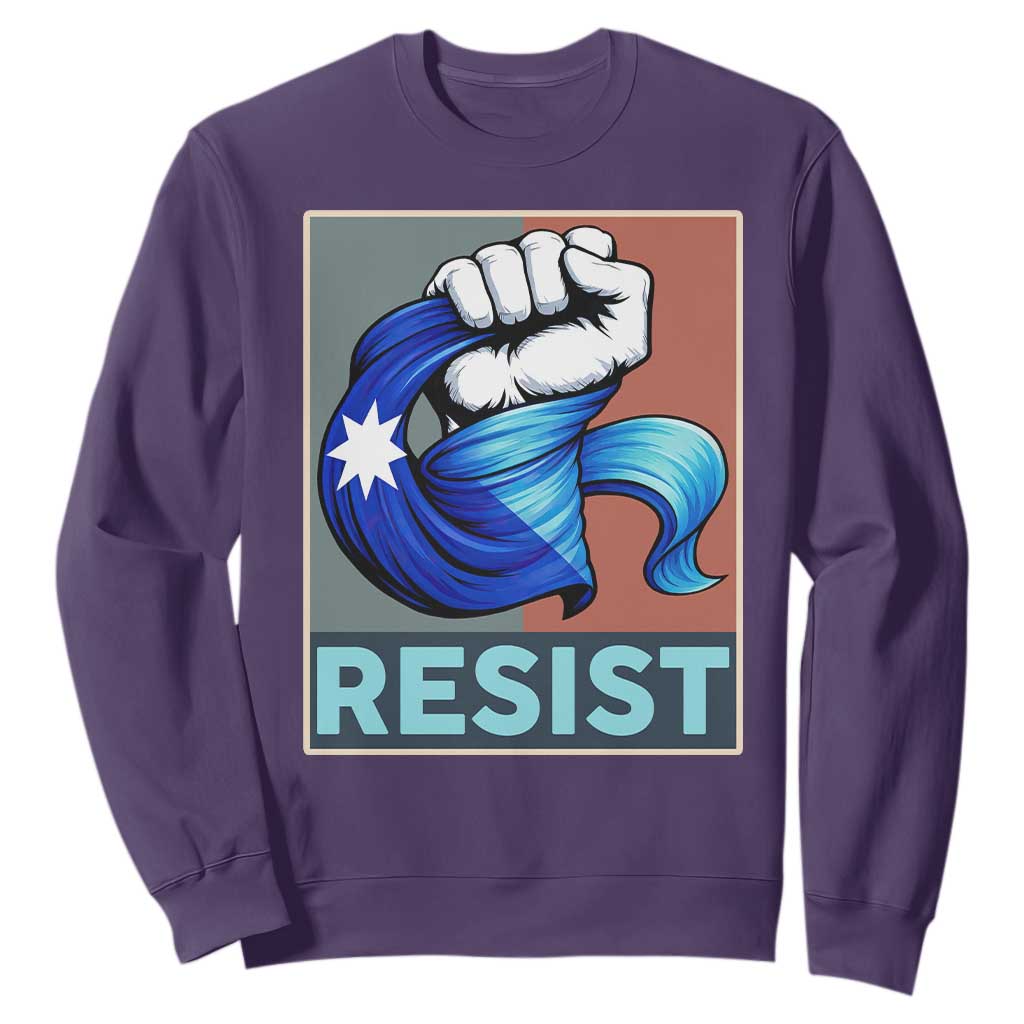 Minnesota Resist Ice Out Sweatshirt MM Support Gift TS12 Purple Print Your Wear