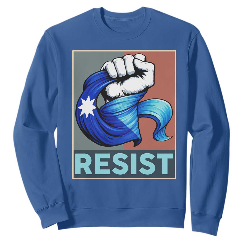 Minnesota Resist Ice Out Sweatshirt MM Support Gift TS12 Royal Blue Print Your Wear