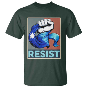 Minnesota Resist Ice Out T Shirt MM Support Gift TS12 Dark Forest Green Print Your Wear