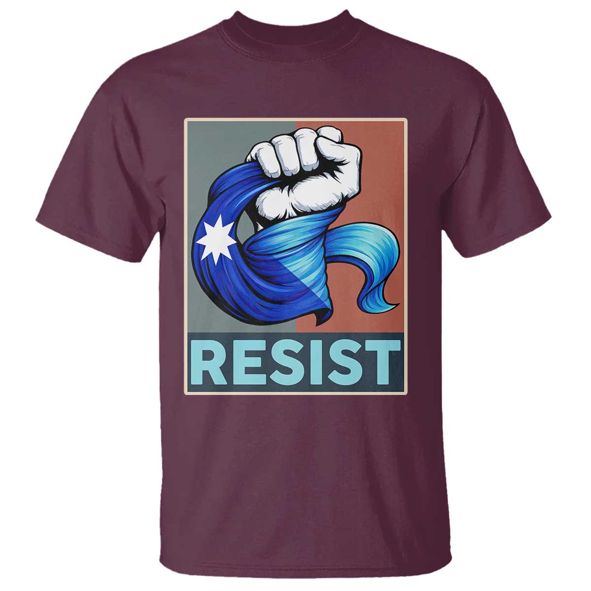 Minnesota Resist Ice Out T Shirt MM Support Gift TS12 Maroon Print Your Wear