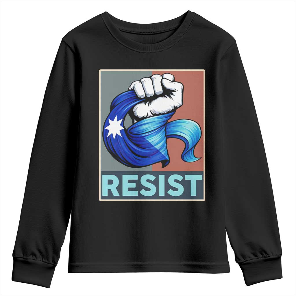 Minnesota Resist Ice Out Youth Sweatshirt MM Support Gift TS12 Black Print Your Wear
