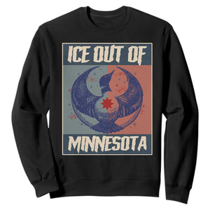 Ice Out Of Minnesota Sweatshirt Social Justice Solidarity TS12 Black Print Your Wear