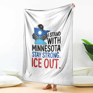 Minnesota Pride Common Loon Throw Blanket Stand With Minnesota Ice Out TS12 Print Your Wear