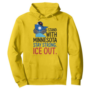 Minnesota Pride Common Loon Hoodie Stand With Minnesota Ice Out TS12 Daisy Print Your Wear